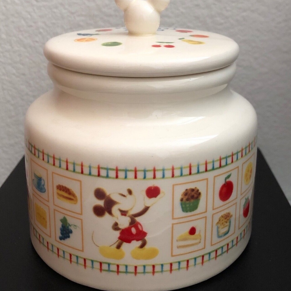VTG Rare Collectible Tokyo Disney Sea Ceramic Caffe' Terrazza Mickey Mouse
